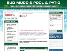 Tablet Screenshot of budmuddpools.com
